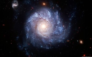 An image of space from the Hubble telescope